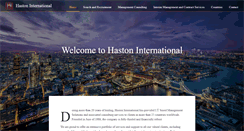 Desktop Screenshot of hastoninternational.com
