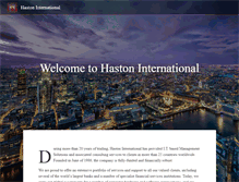 Tablet Screenshot of hastoninternational.com